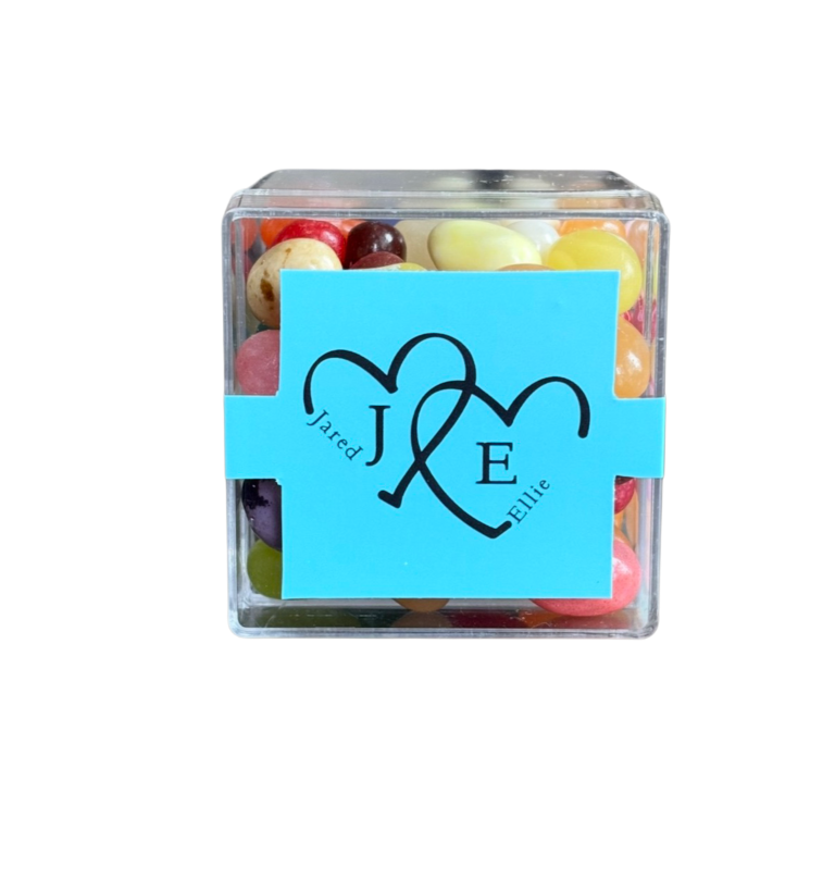 Candy Cubes - A premium acrylic candy cube filled with either a single candy or a curated assortment, designed for modern gifting. - Sweet Thingzz Toronto