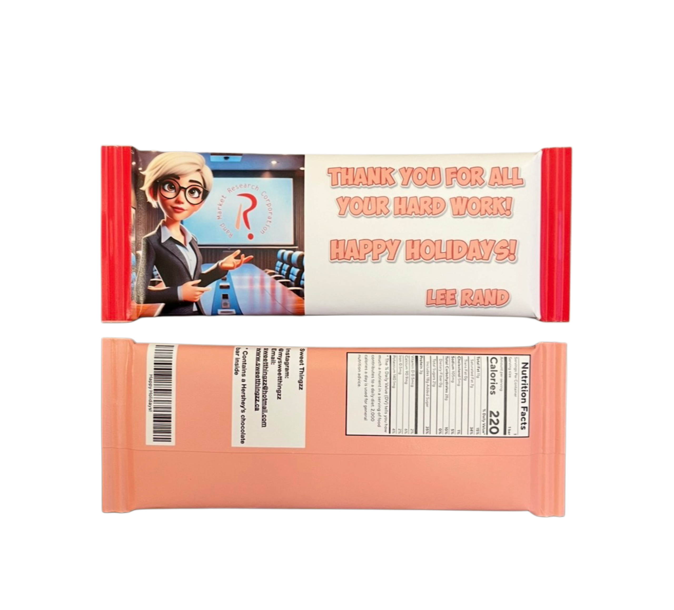 Custom Wrapped Chocolate Bars - Image 3