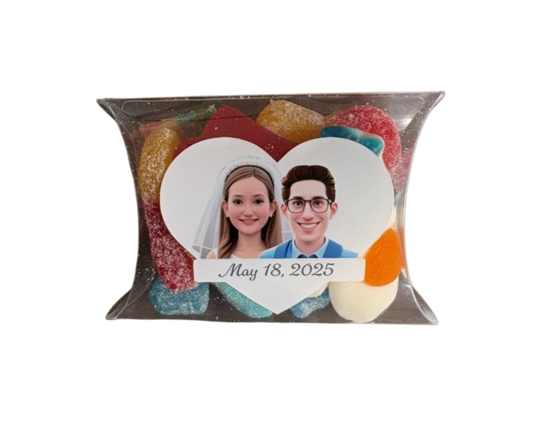 Candy Pillows - A small candy pillow filled with a single candy or mixed assortment, perfect for desk drops, gift add-ons, or a family treat during holidays or just because. - Sweet Thingzz Toronto